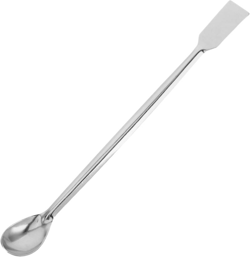 DOITOOL Handle Lab Spoon Stainless Scoop for Graphite Crucible Cleaning Ergonomic Design for Safe Chemical Additive Transfer Laboratory Use - Image 1
